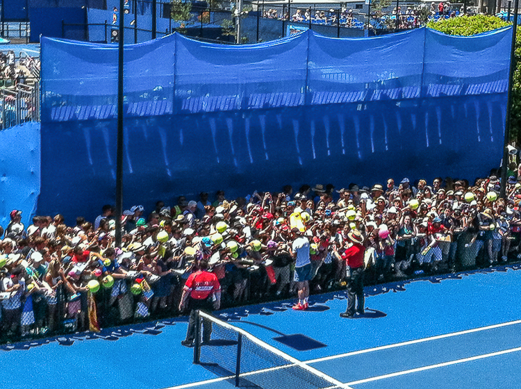 Australian Open de Tênis - Autógrafo Concorrido