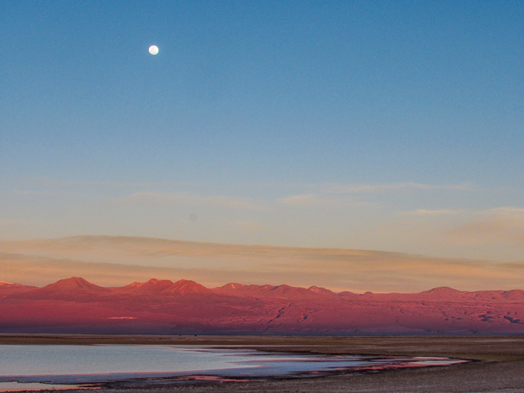 Atacama - Lua na Laguna Tebenquiche