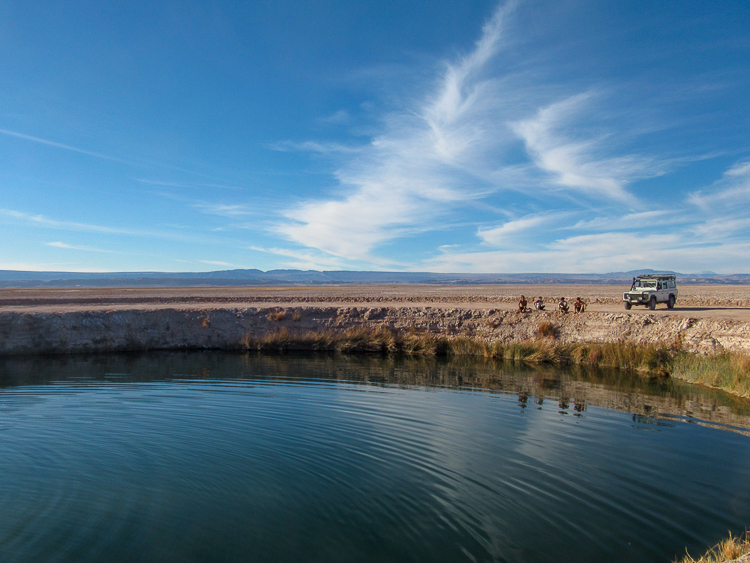 Atacama - Lagoa em Ojos del Salar 