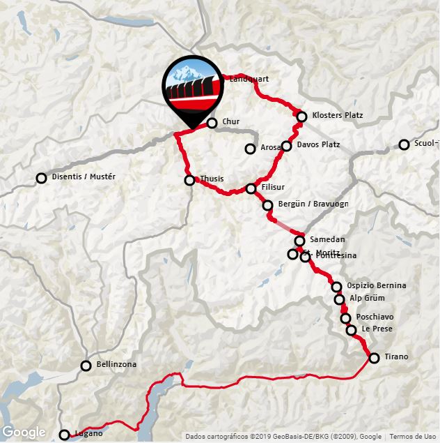 Suíça - Rotas Bernina Express