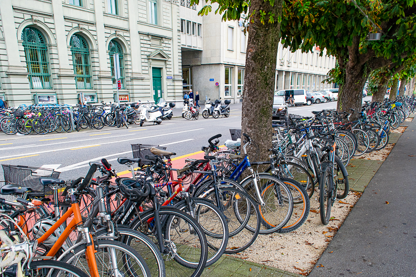 Bicicletas em Lucerna - Suíça