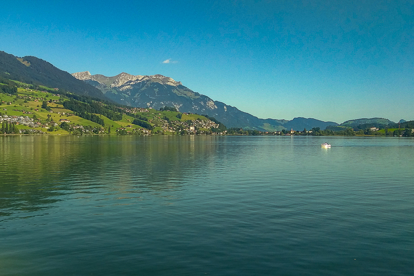 Suíça - Viagem de trem de Lucerna para Interlaken