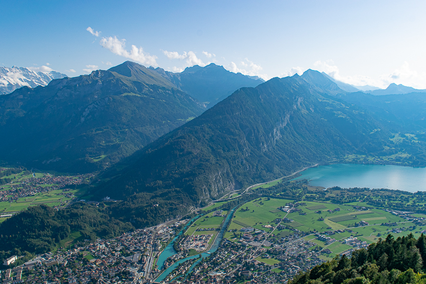 Suíça - Interlaken - Harder Kulm - Vista Lago Thun