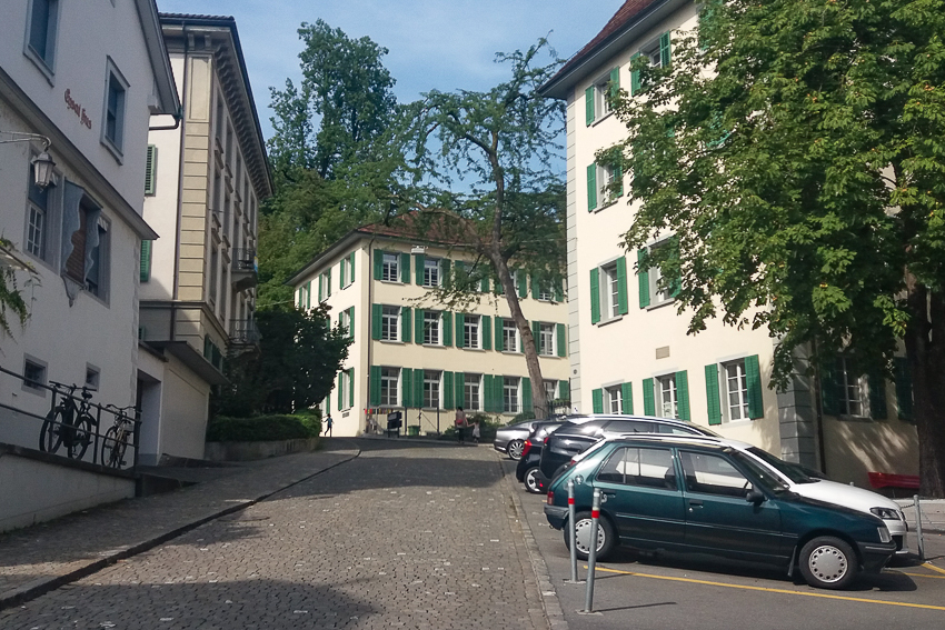 Suíça - Lucerna - Caminho para Muralha Musegg