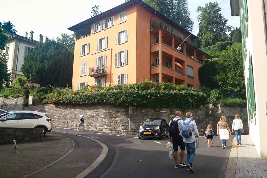 Suíça - Lucerna - Caminho para Muralha Musegg
