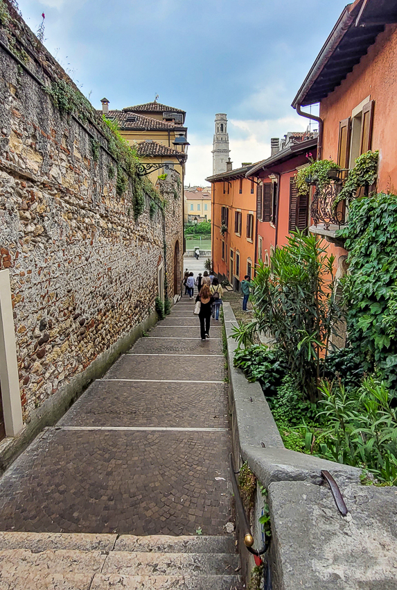 Verona - Castelo San Pietro - subida-1